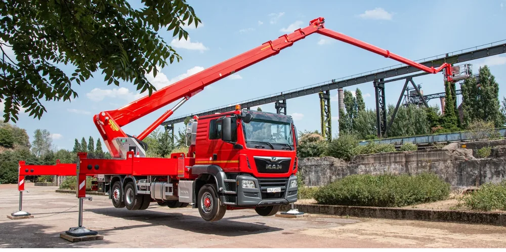 57 Metre Araç Üstü Sepetli Platform — Alfa Platform