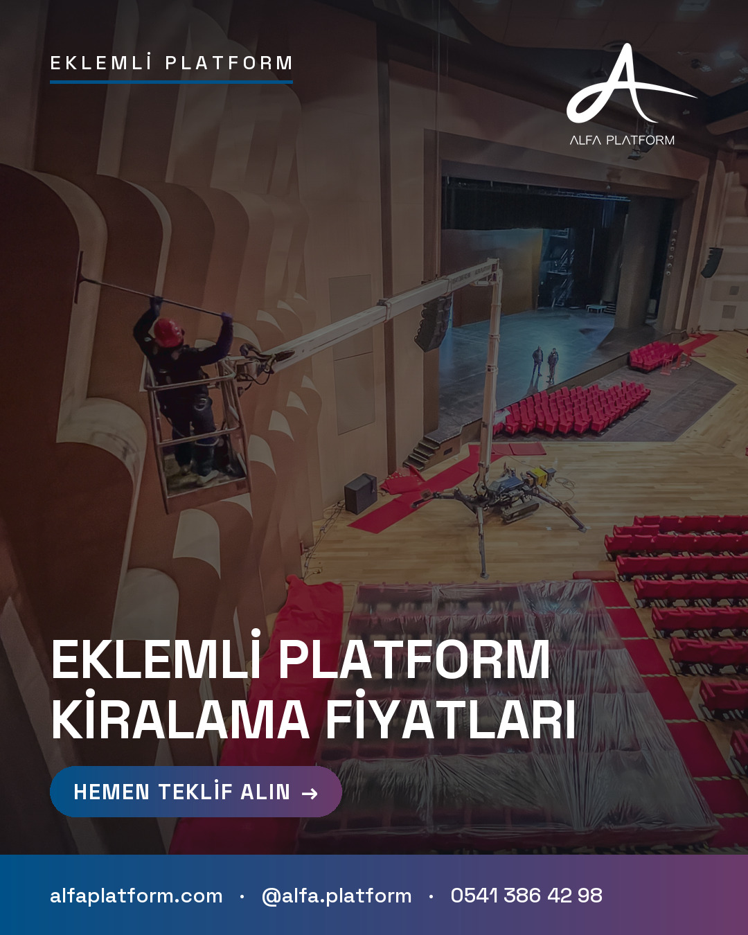 Eklemli Platform Kiralama Fiyatları — Alfa Platform