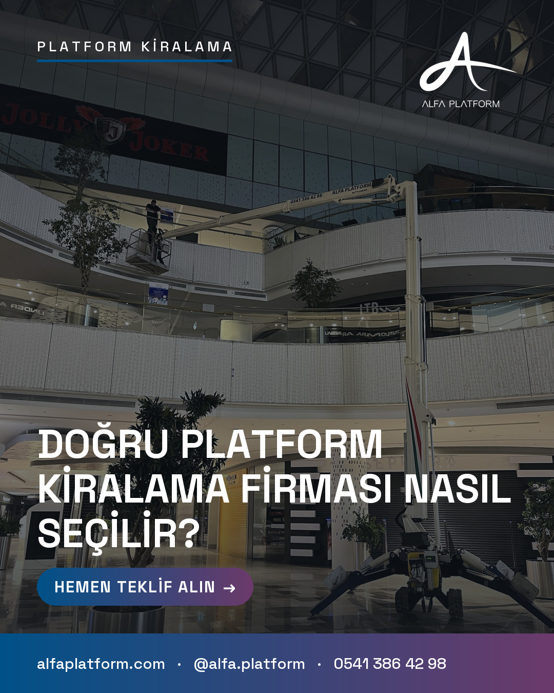 Doğru Platform Kiralama Firması Nasıl Seçilir? — Alfa Platform