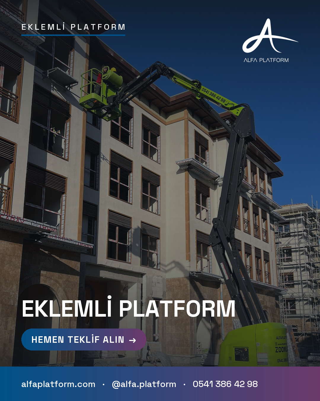 Eklemli Platform — Alfa Platform