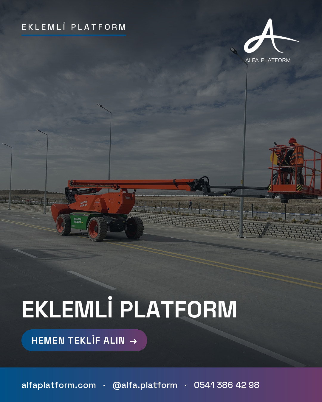 Eklemli Platform — Alfa Platform