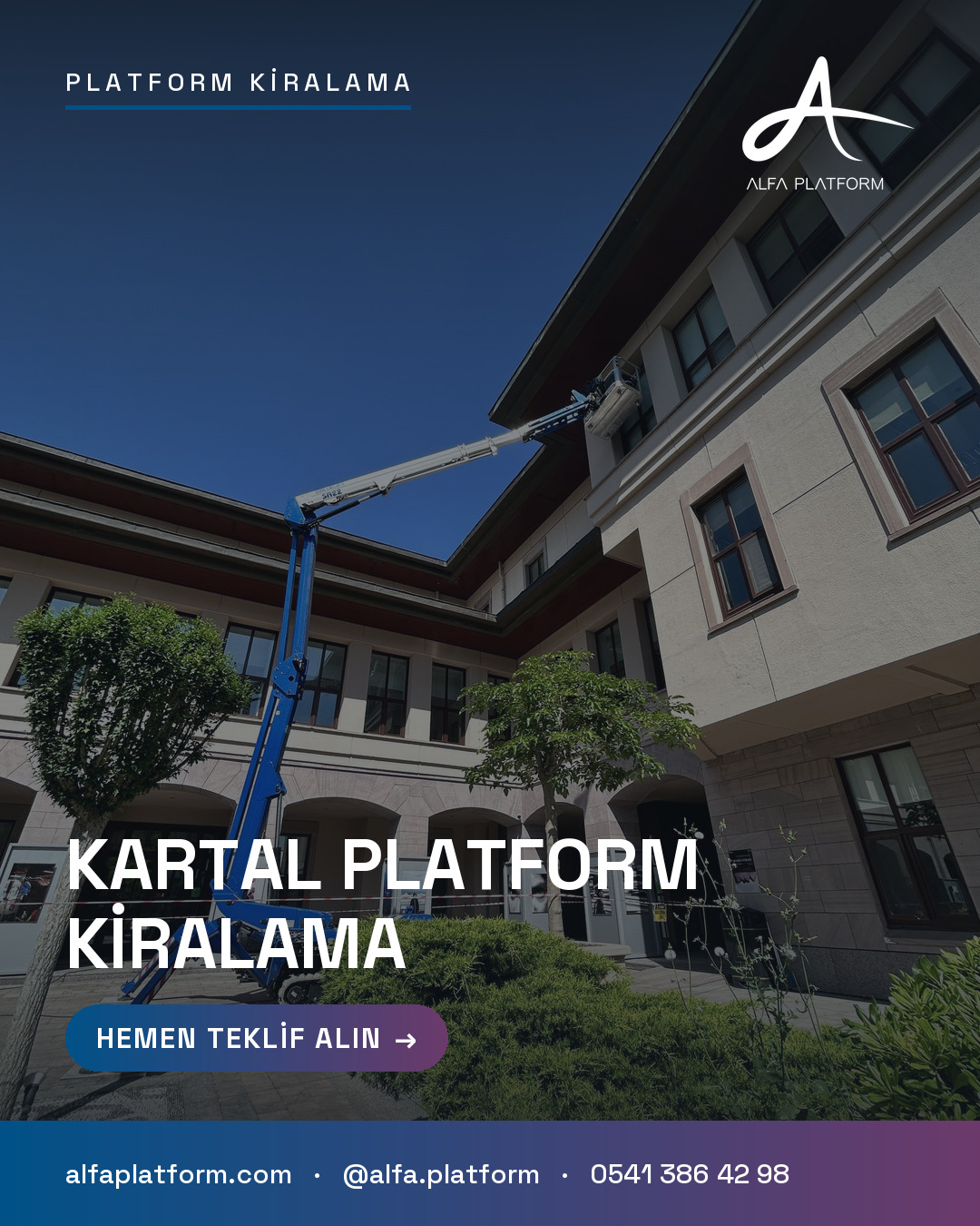 Kartal Platform Kiralama — Alfa Platform