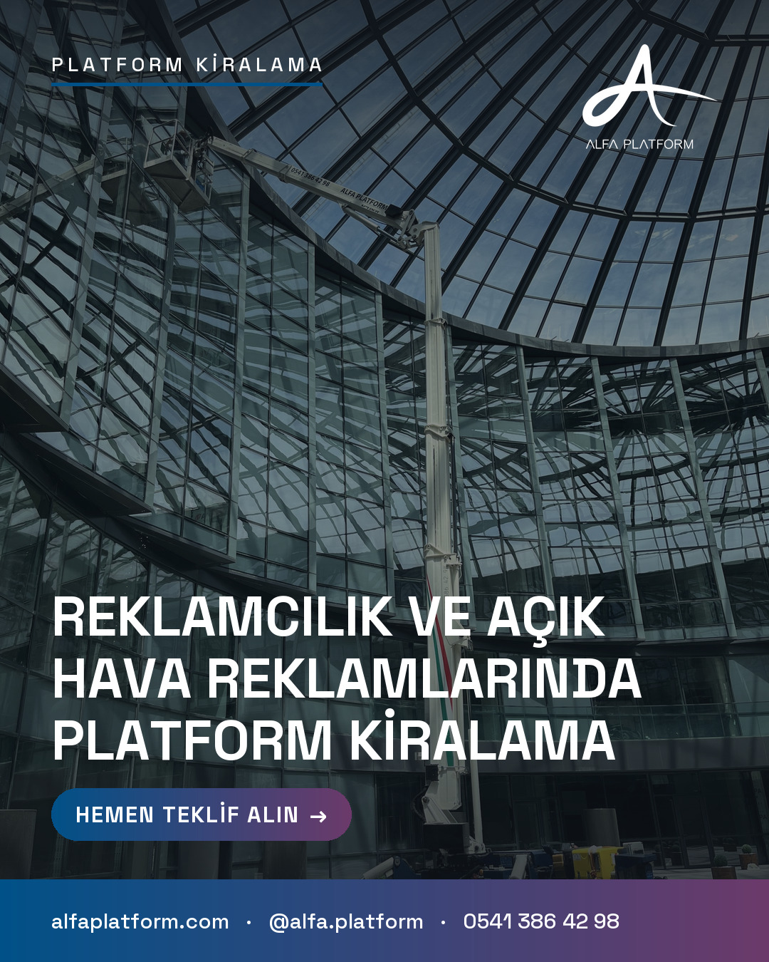 Reklamcılık ve Açık Hava Reklamlarında Platform Kiralama — Alfa Platform