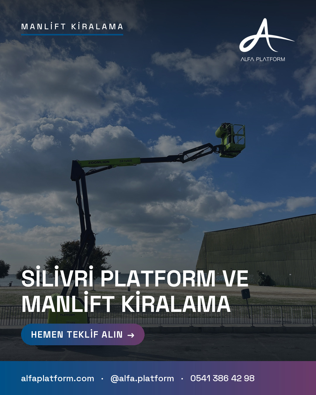 Silivri Platform ve Manlift Kiralama — Alfa Platform