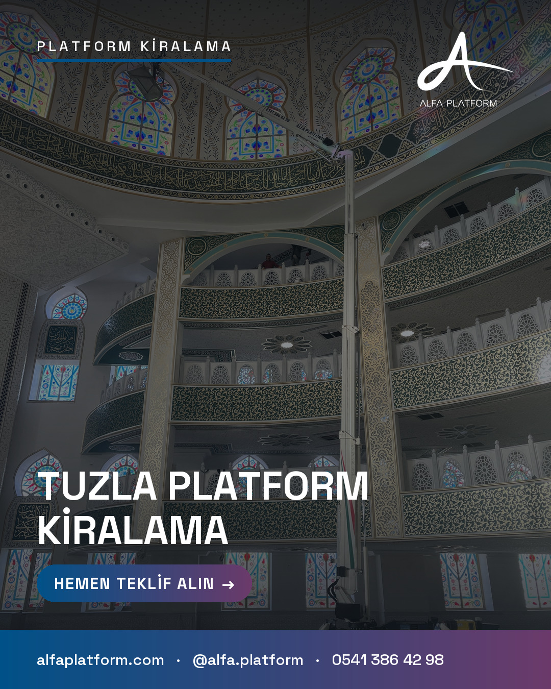 Tuzla Platform Kiralama — Alfa Platform